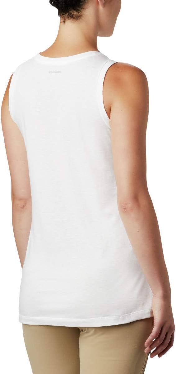 imageColumbia Womens Bluff Mesa TankCami ShirtWhite Heather Wavy Way