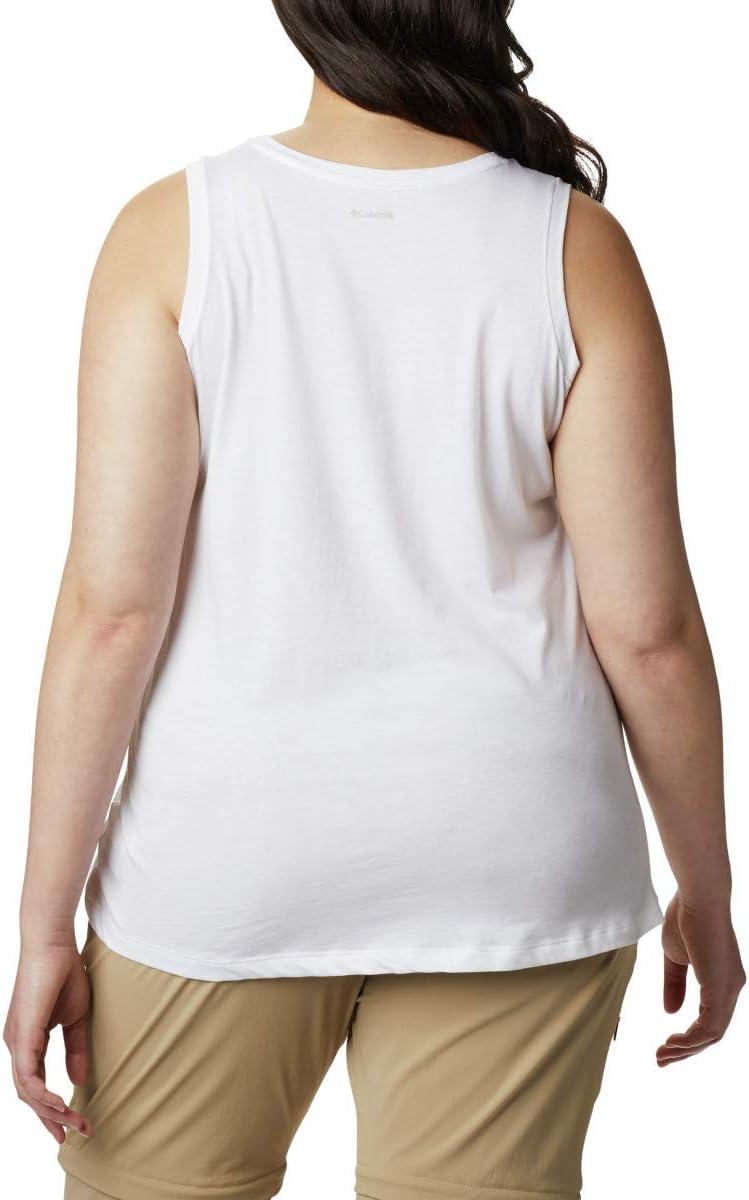 imageColumbia Womens Bluff Mesa TankCami ShirtWhite Heather Wavy Way