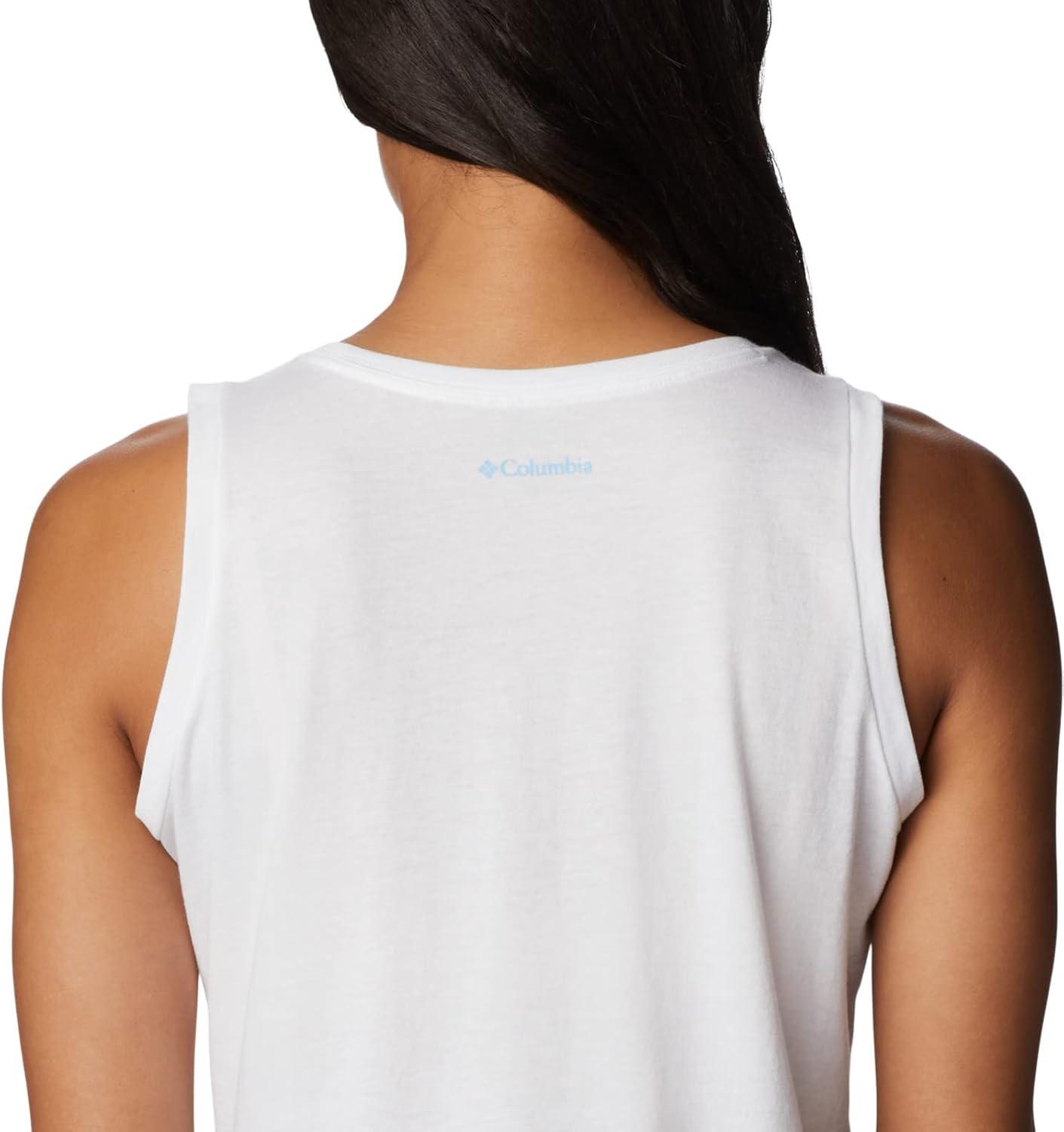 imageColumbia Womens Bluff Mesa TankCami ShirtWhiteBest Site Graphic