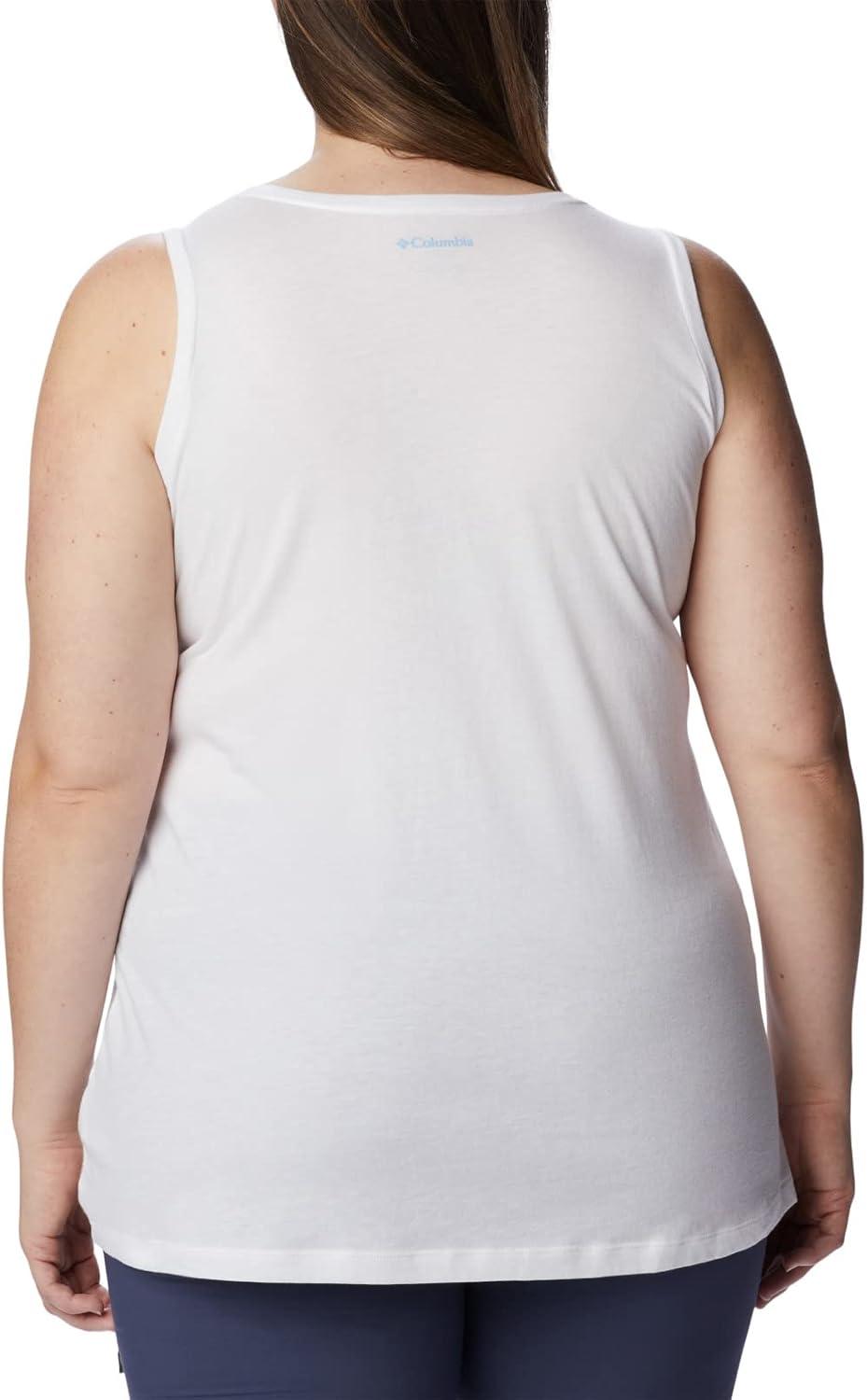 imageColumbia Womens Bluff Mesa TankCami ShirtWhiteBest Site Graphic