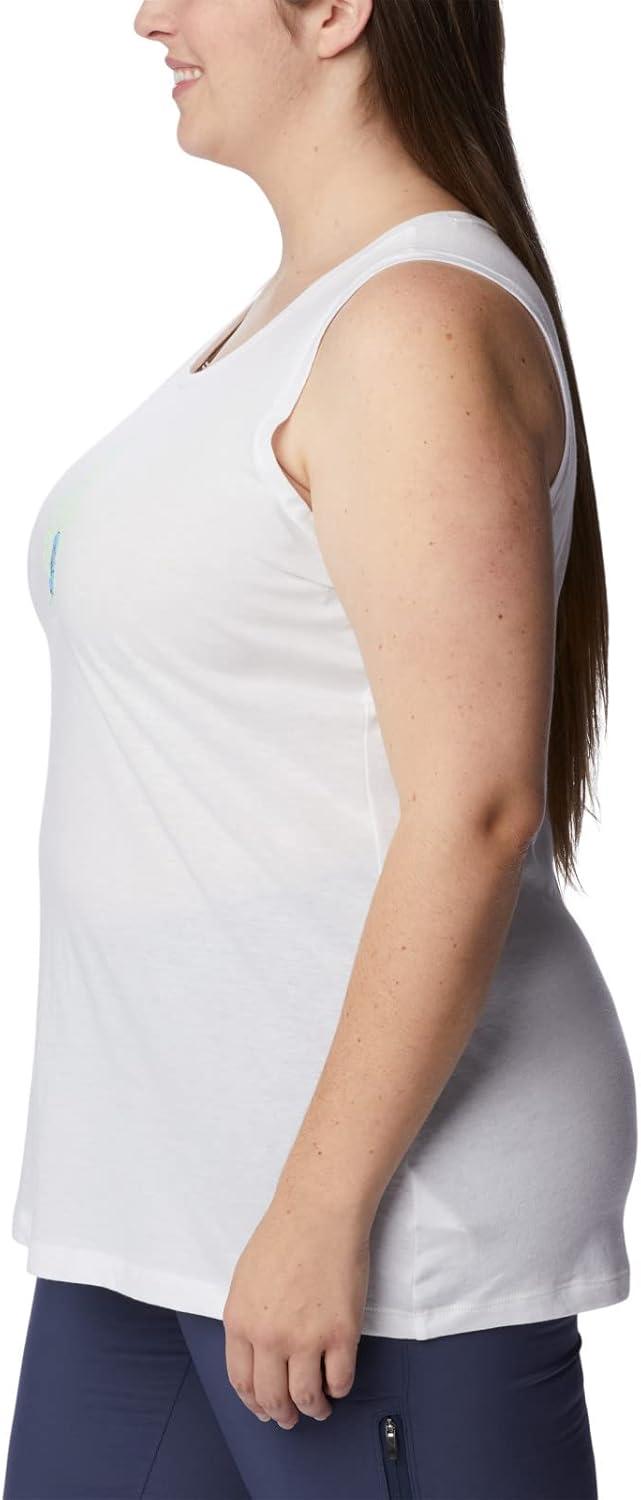 imageColumbia Womens Bluff Mesa TankCami ShirtWhiteBest Site Graphic