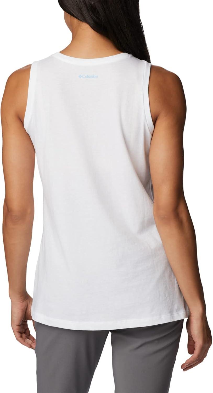 imageColumbia Womens Bluff Mesa TankCami ShirtWhiteBest Site Graphic