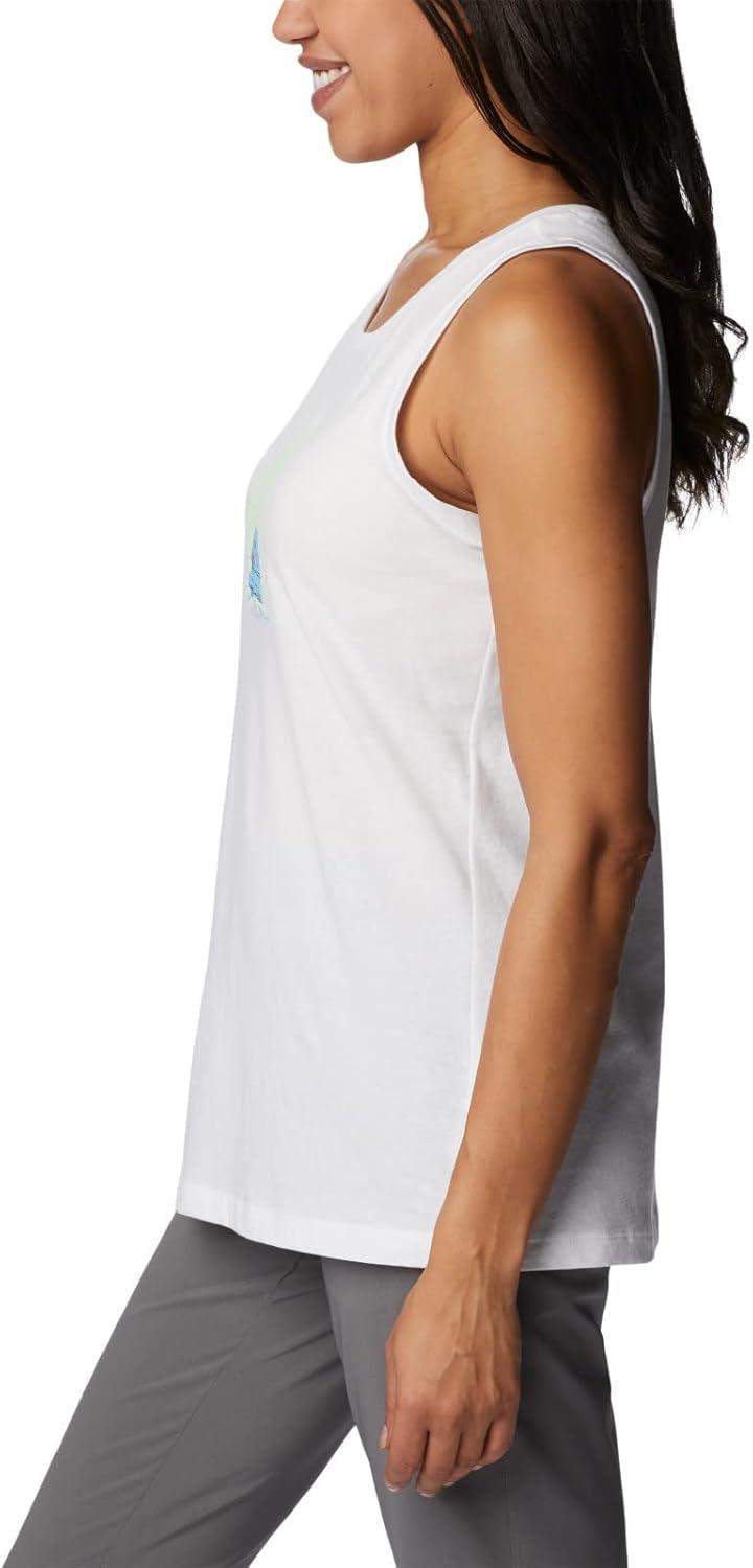 imageColumbia Womens Bluff Mesa TankCami ShirtWhiteBest Site Graphic