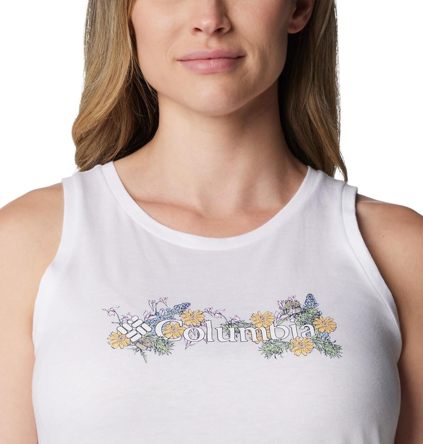 imageColumbia Womens Bluff Mesa TankCami ShirtWhiteBranded Bouquet Two