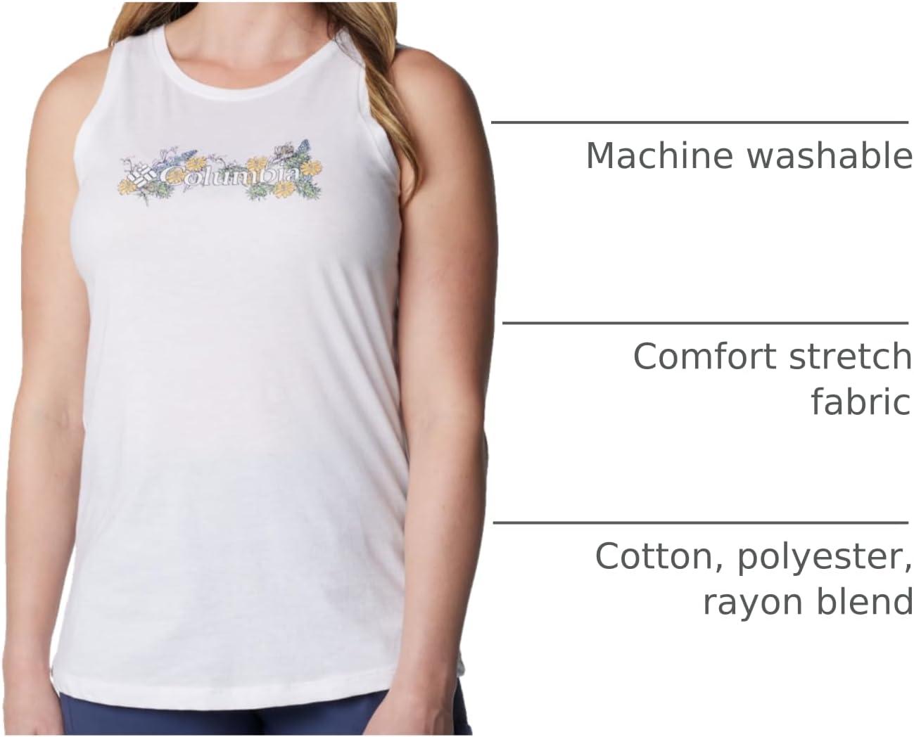 imageColumbia Womens Bluff Mesa TankCami ShirtWhiteBranded Bouquet Two