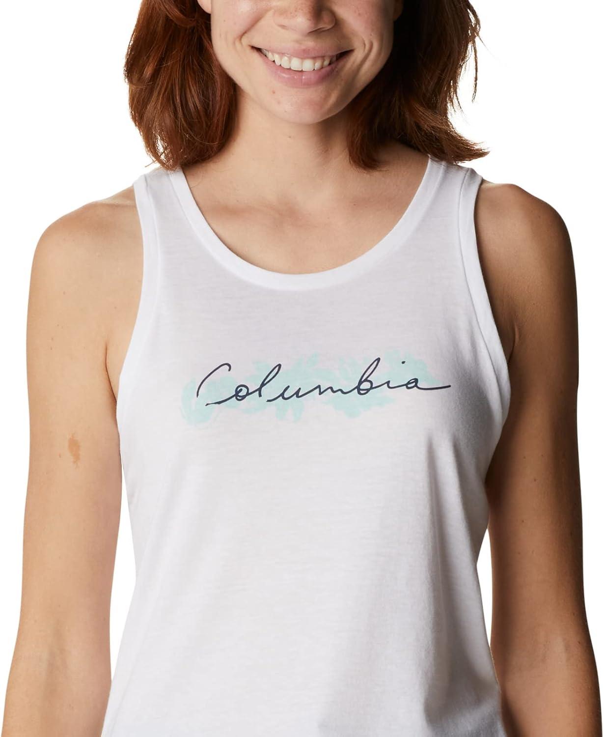 imageColumbia Womens Bluff Mesa TankCami ShirtWhiteBranded Lakeshore