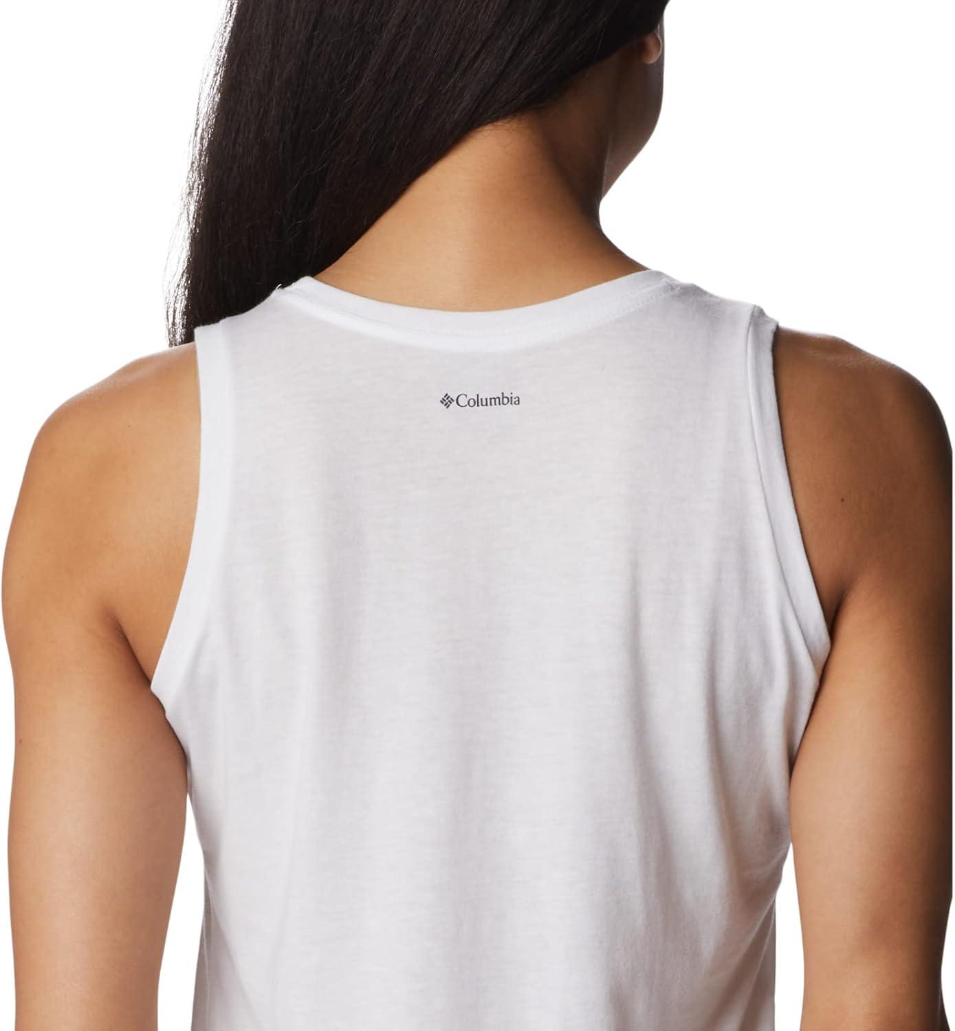 imageColumbia Womens Bluff Mesa TankCami ShirtWhiteFloral Landscape