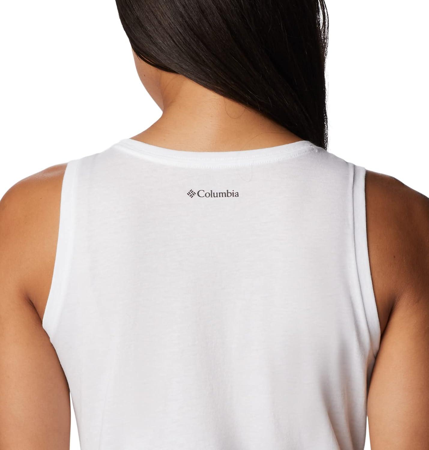 imageColumbia Womens Bluff Mesa TankCami ShirtWhiteMeditation Isle Graphic
