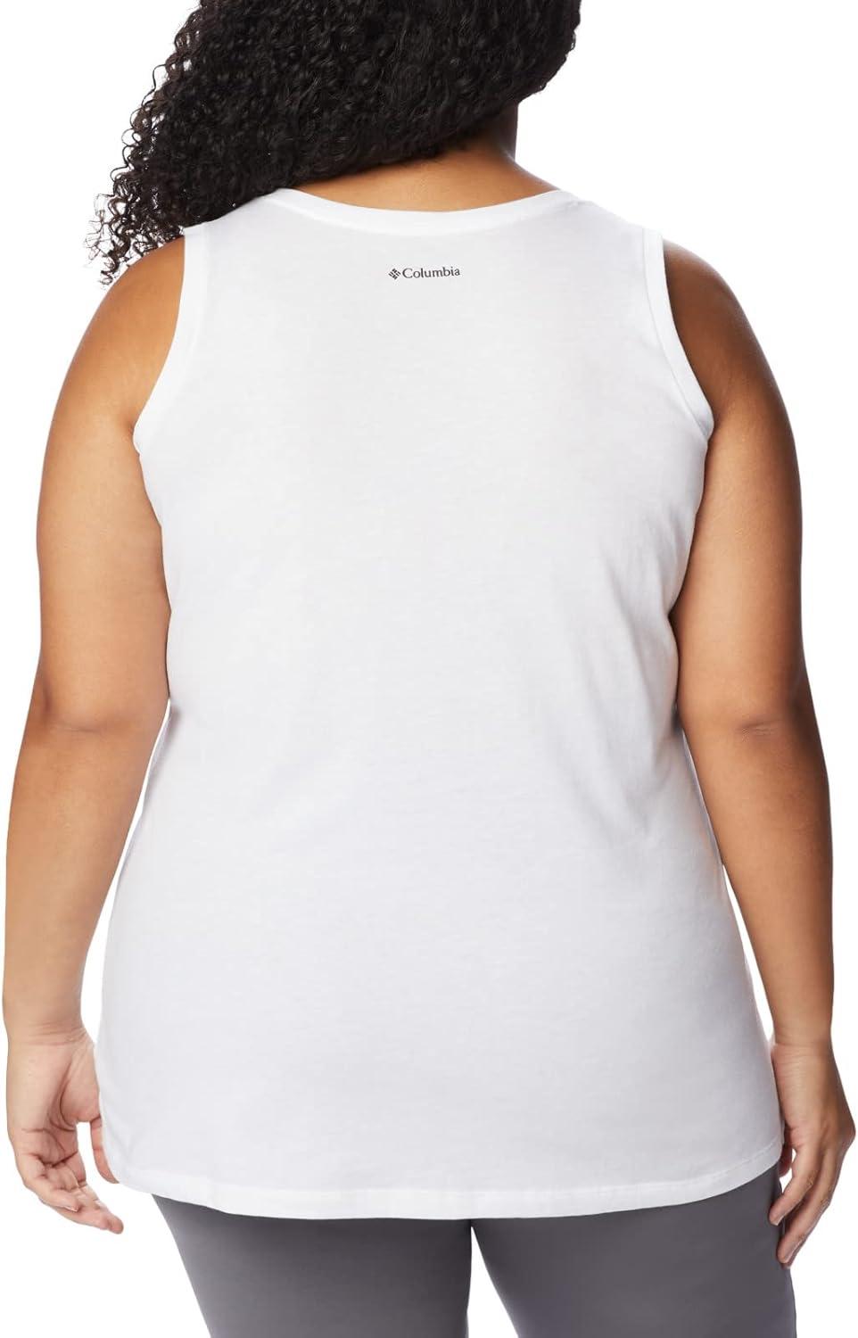 imageColumbia Womens Bluff Mesa TankCami ShirtWhiteMeditation Isle Graphic