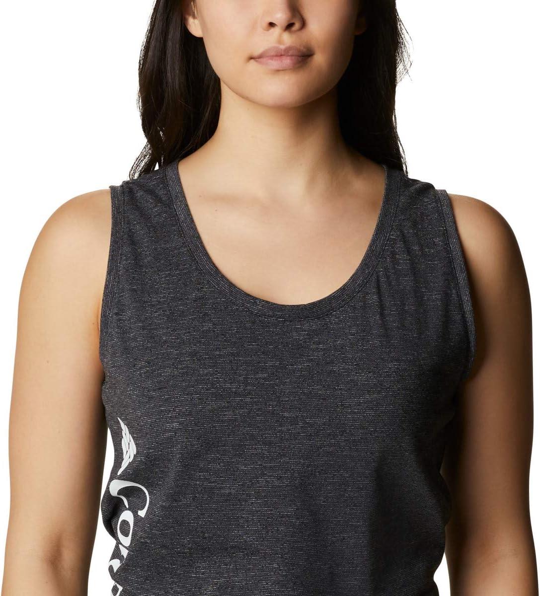 imageColumbia Womens Cades Cape TankCades Cape TankBlackWhite Logo