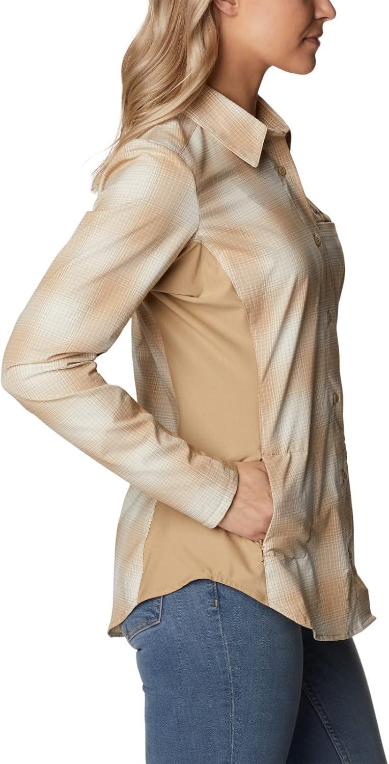 imageColumbia Womens Claudia Ridge Long Sleeve ShirtHiking ShirtBeach Soft Ombre