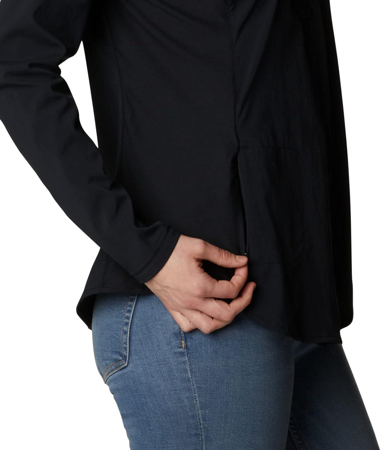 imageColumbia Womens Claudia Ridge Long Sleeve ShirtHiking ShirtBlack