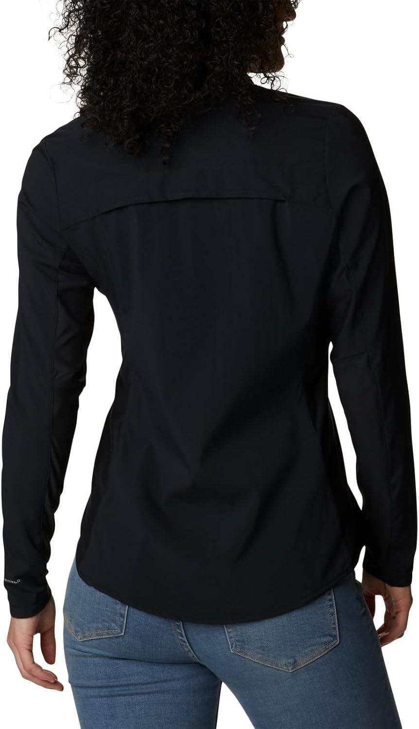 imageColumbia Womens Claudia Ridge Long Sleeve ShirtHiking ShirtBlack