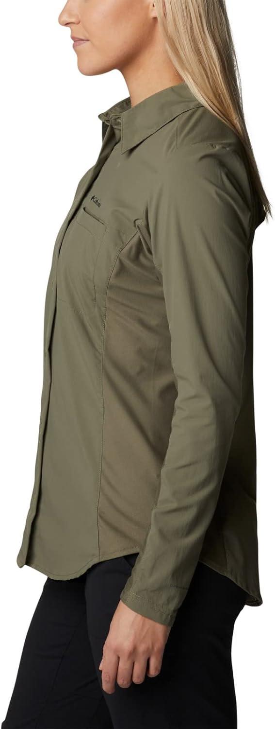 imageColumbia Womens Claudia Ridge Long Sleeve ShirtHiking ShirtStone Green