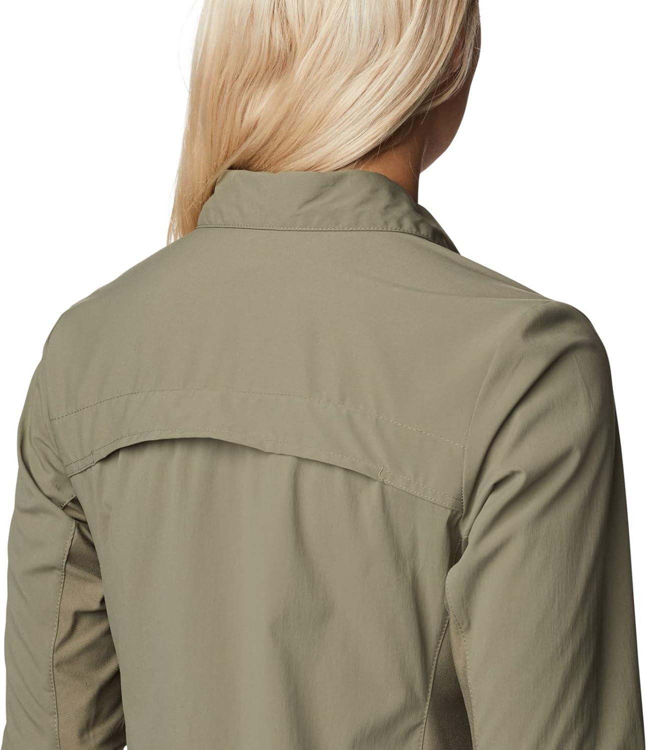 imageColumbia Womens Claudia Ridge Long Sleeve ShirtHiking ShirtStone Green