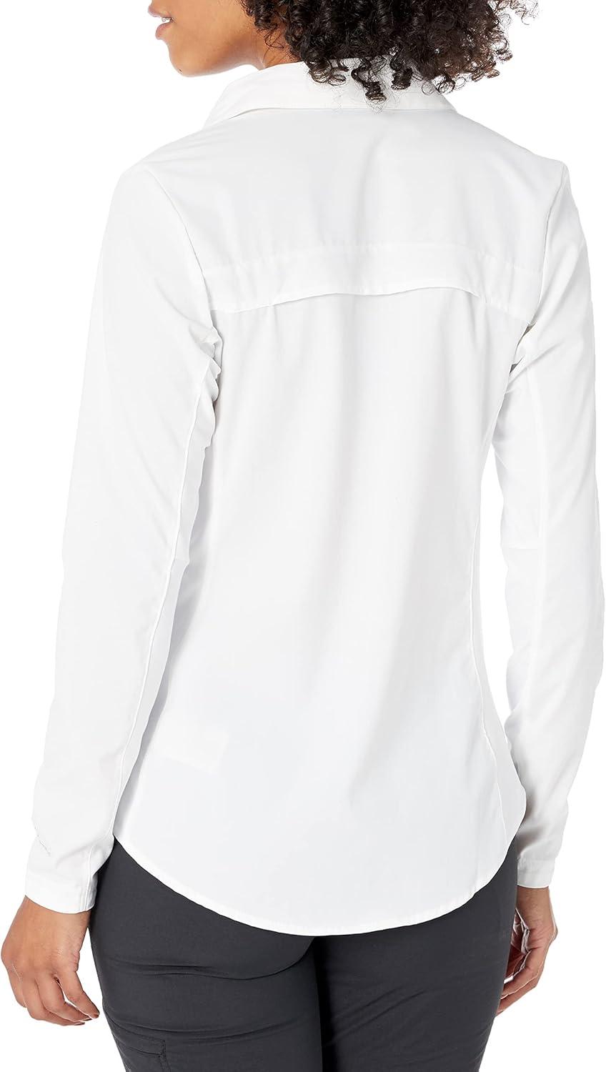 imageColumbia Womens Claudia Ridge Long Sleeve ShirtHiking ShirtWhite