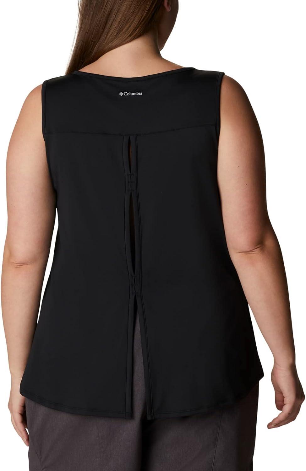 imageColumbia Womens Columbia Womens Chill River Tank Top Moisture Wicking Sun ProtectionBlack