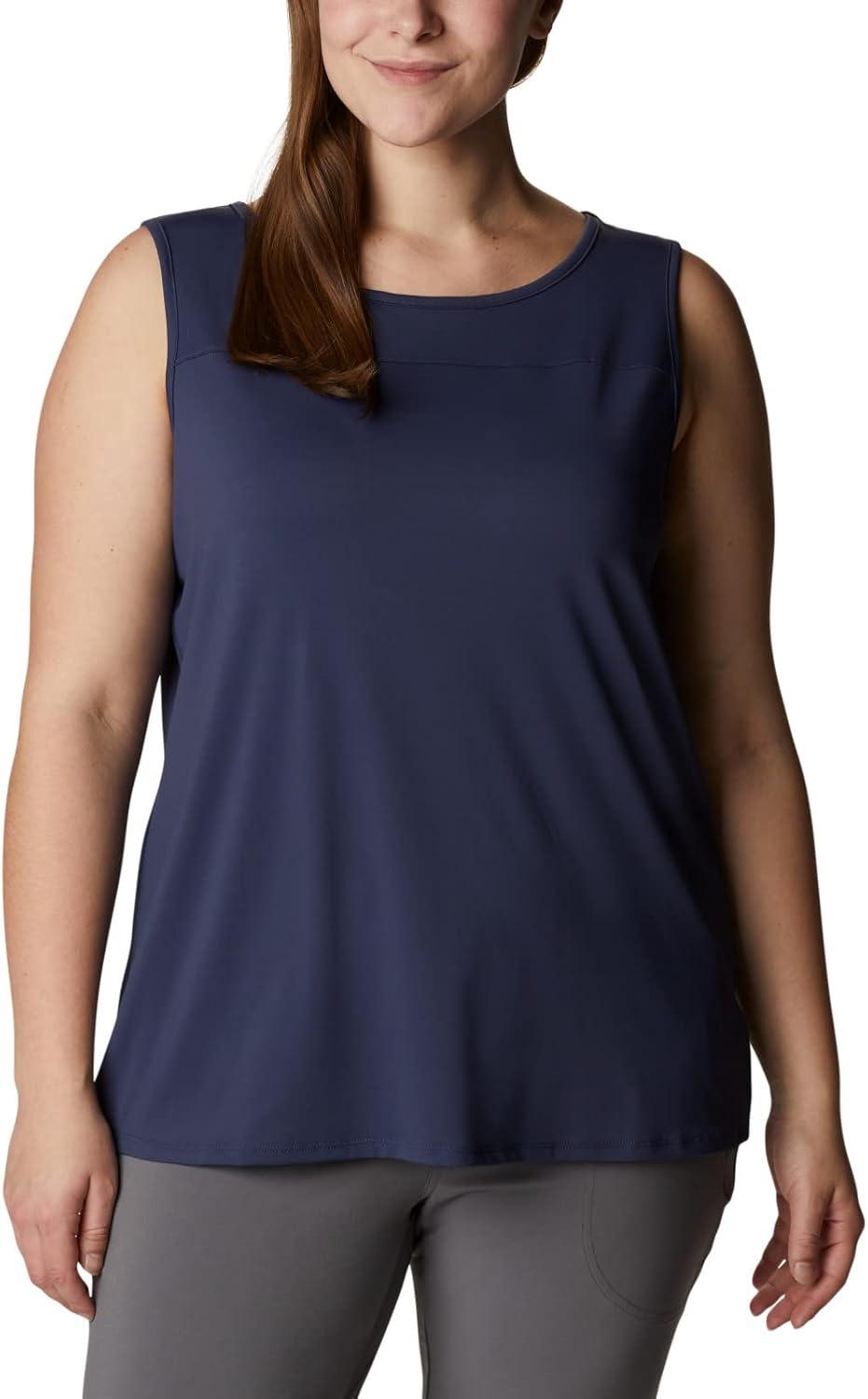 imageColumbia Womens Columbia Womens Chill River Tank Top Moisture Wicking Sun ProtectionNocturnal