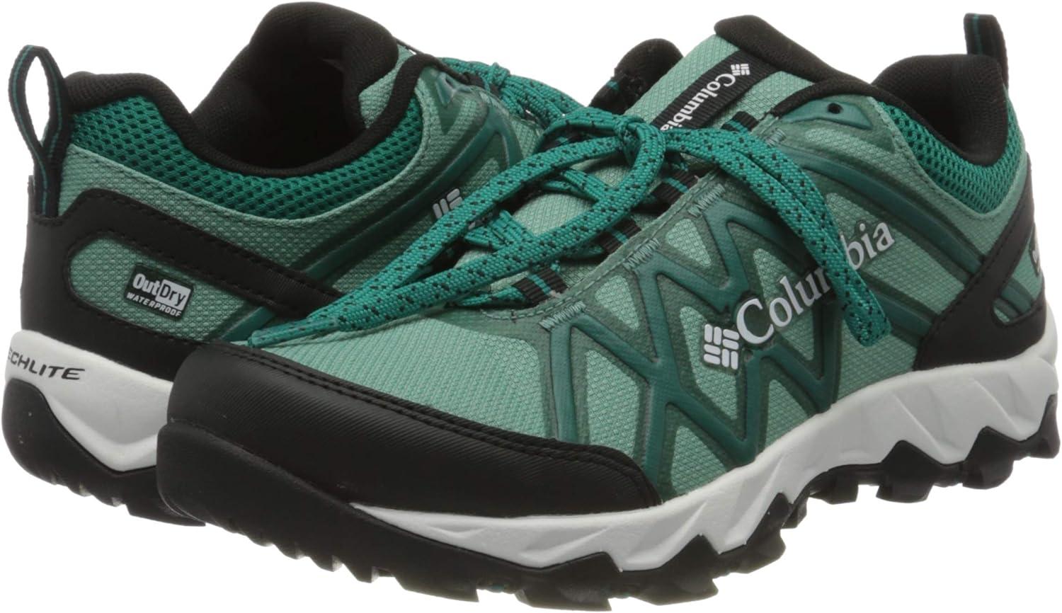 imageColumbia Womens Crestwood Hiking BootGreen Copper Ore Glacier Green 344