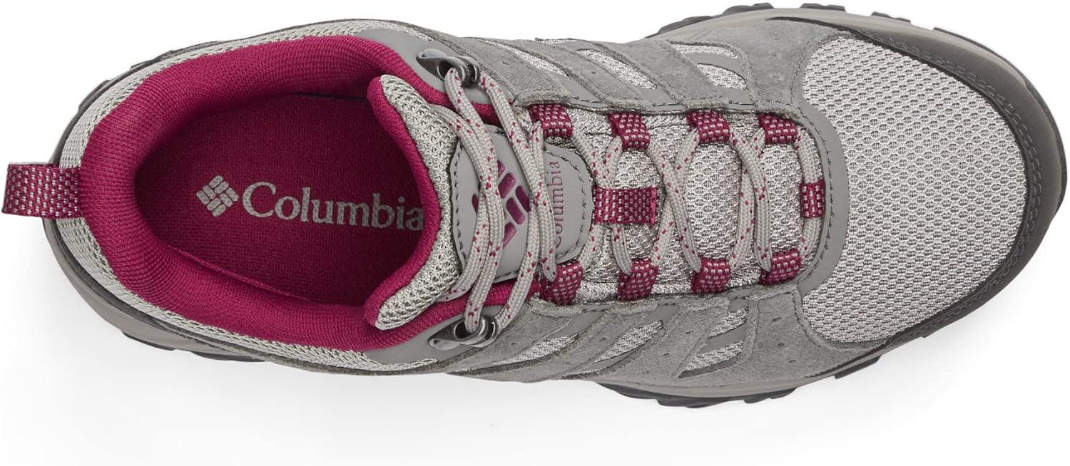 imageColumbia Womens Crestwood Hiking BootTitanium TitaniumRed Onion
