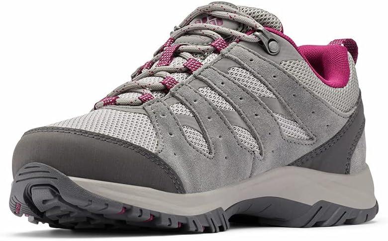 imageColumbia Womens Crestwood Hiking BootTitanium TitaniumRed Onion