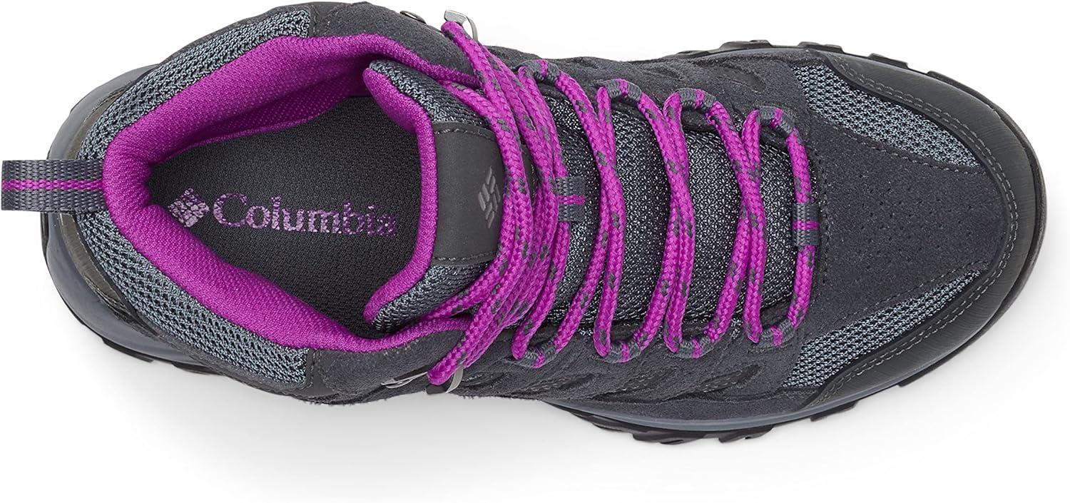 imageColumbia Womens Discontinued Crestwood Mid WaterproofGraphite Bright Plum