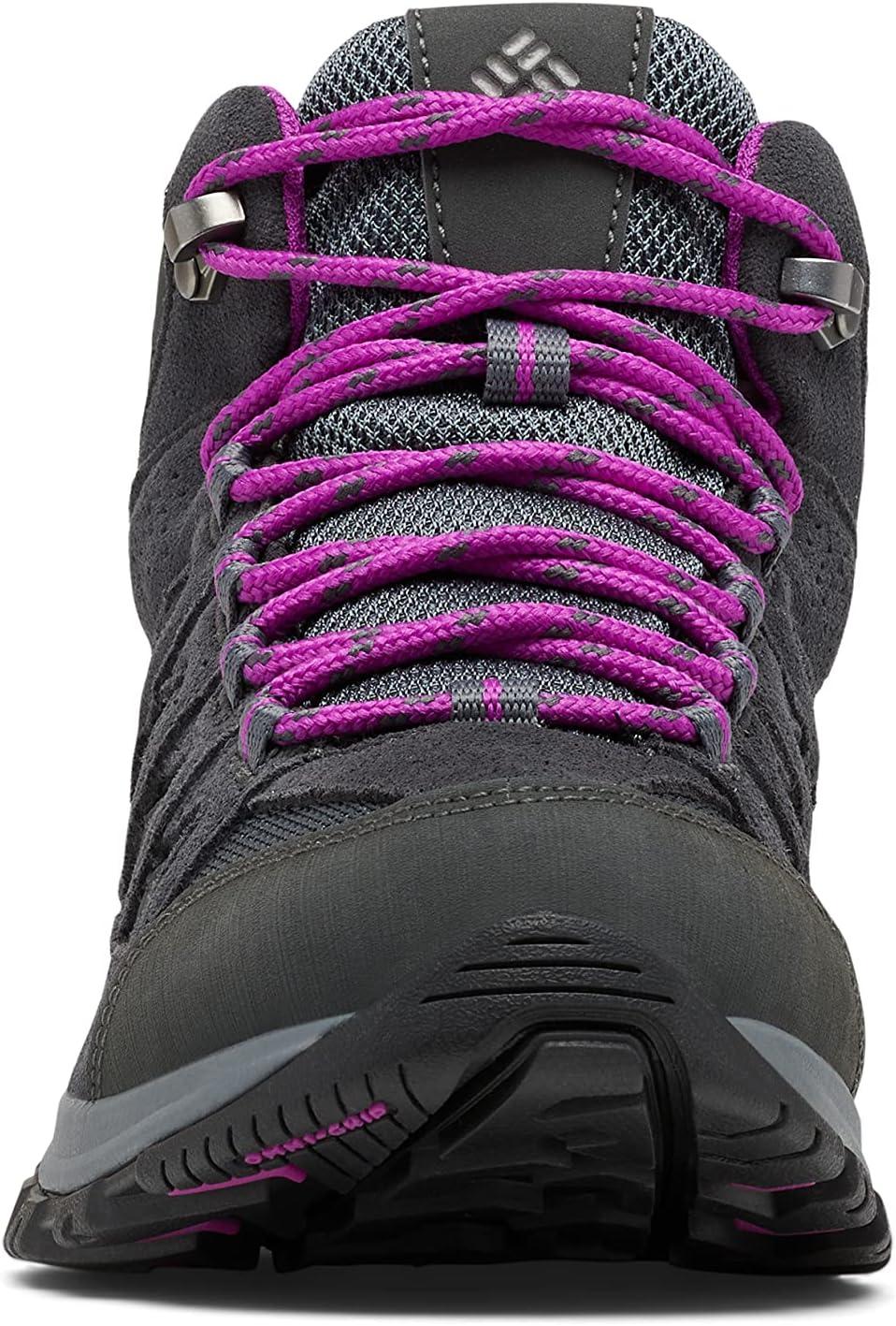 imageColumbia Womens Discontinued Crestwood Mid WaterproofGraphite Bright Plum
