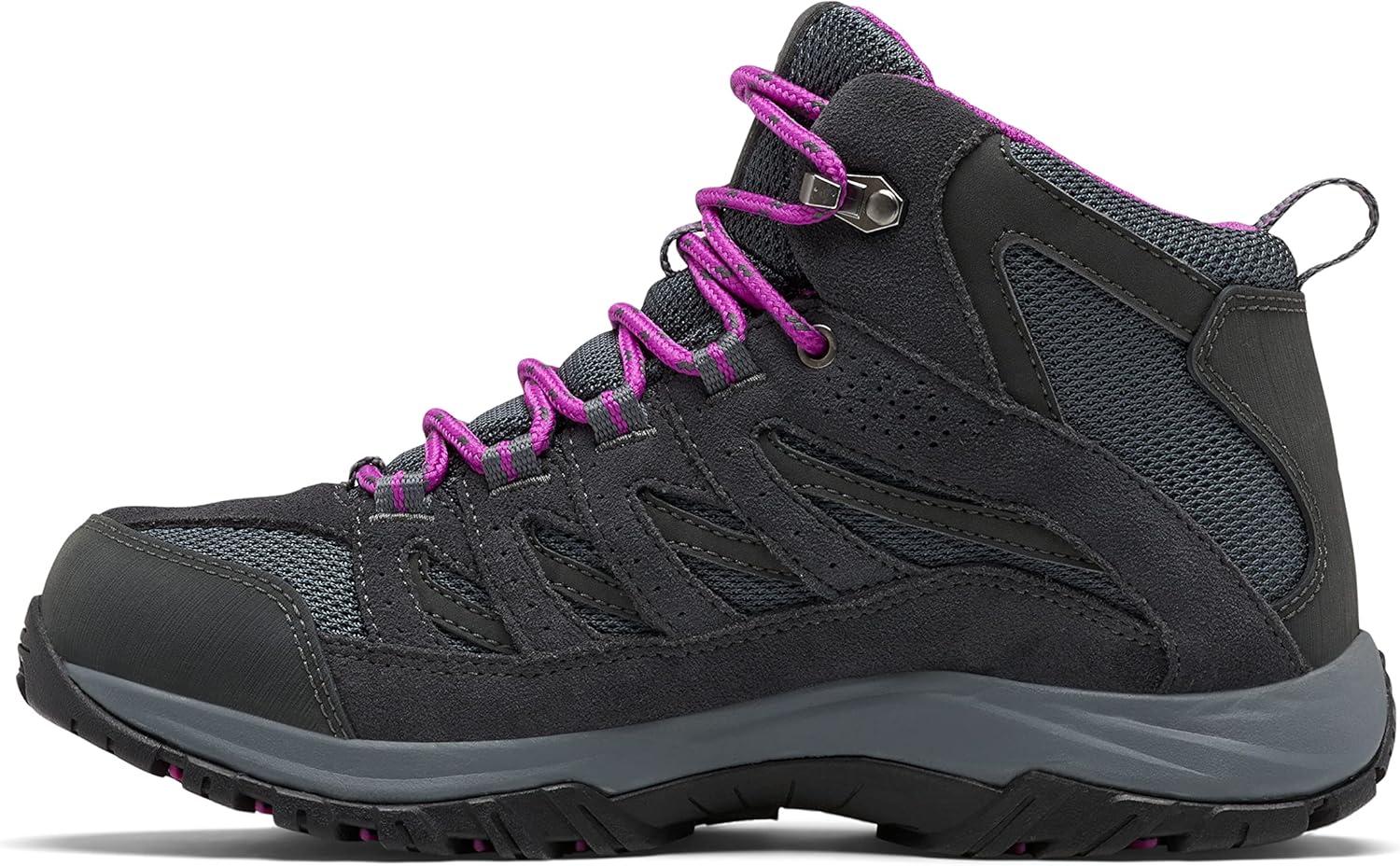 imageColumbia Womens Discontinued Crestwood Mid WaterproofGraphite Bright Plum
