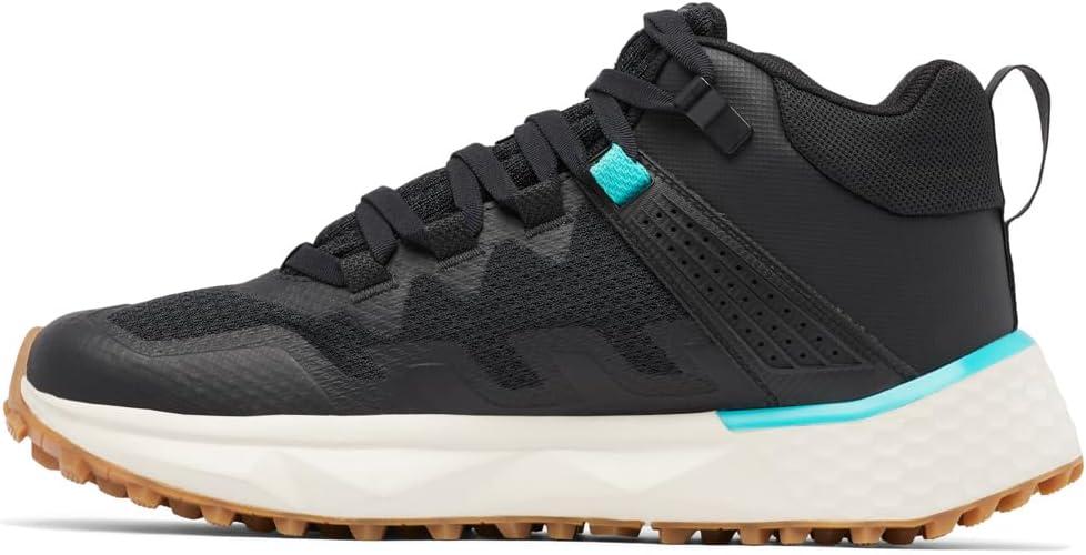 imageColumbia Womens Facet 75 Mid Outdry Hiking Shoe2024 BlackBright Aqua