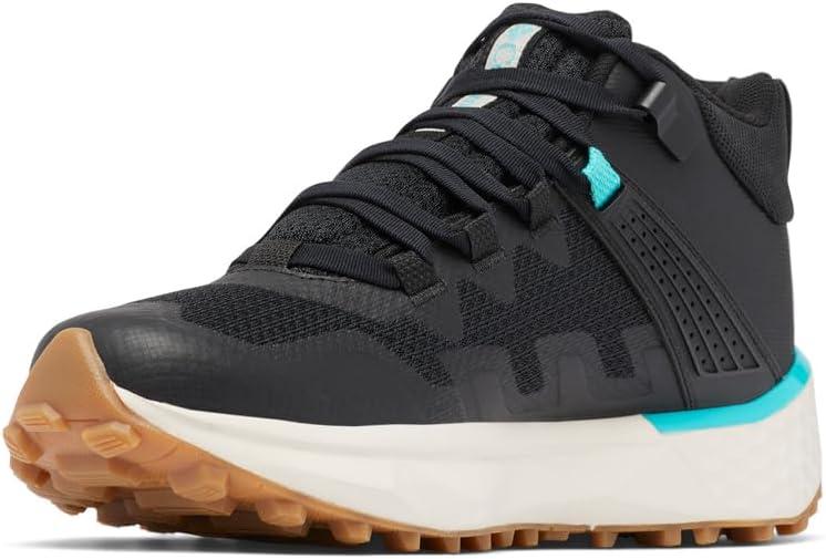 imageColumbia Womens Facet 75 Mid Outdry Hiking Shoe2024 BlackBright Aqua