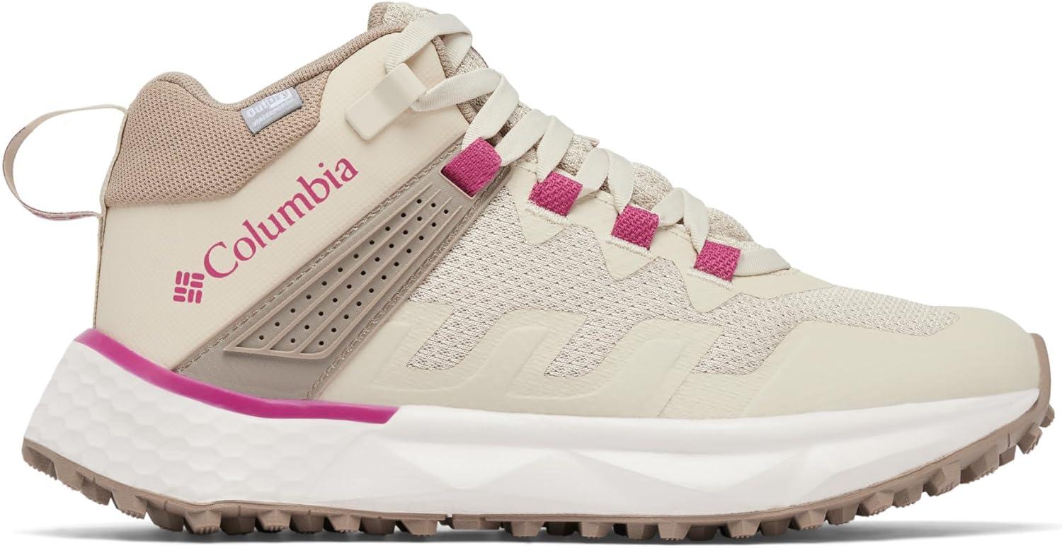 imageColumbia Womens Facet 75 Mid Outdry Hiking ShoeDark Stone Dark Fuchsia