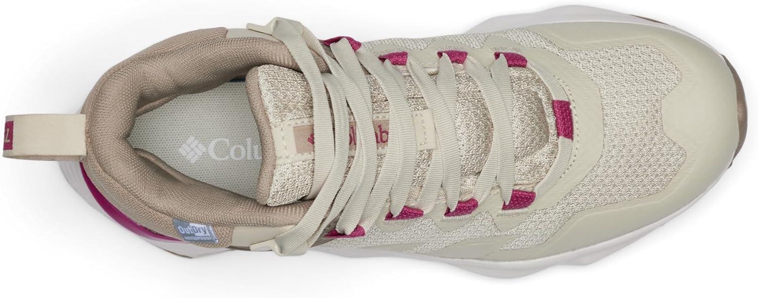 imageColumbia Womens Facet 75 Mid Outdry Hiking ShoeDark Stone Dark Fuchsia