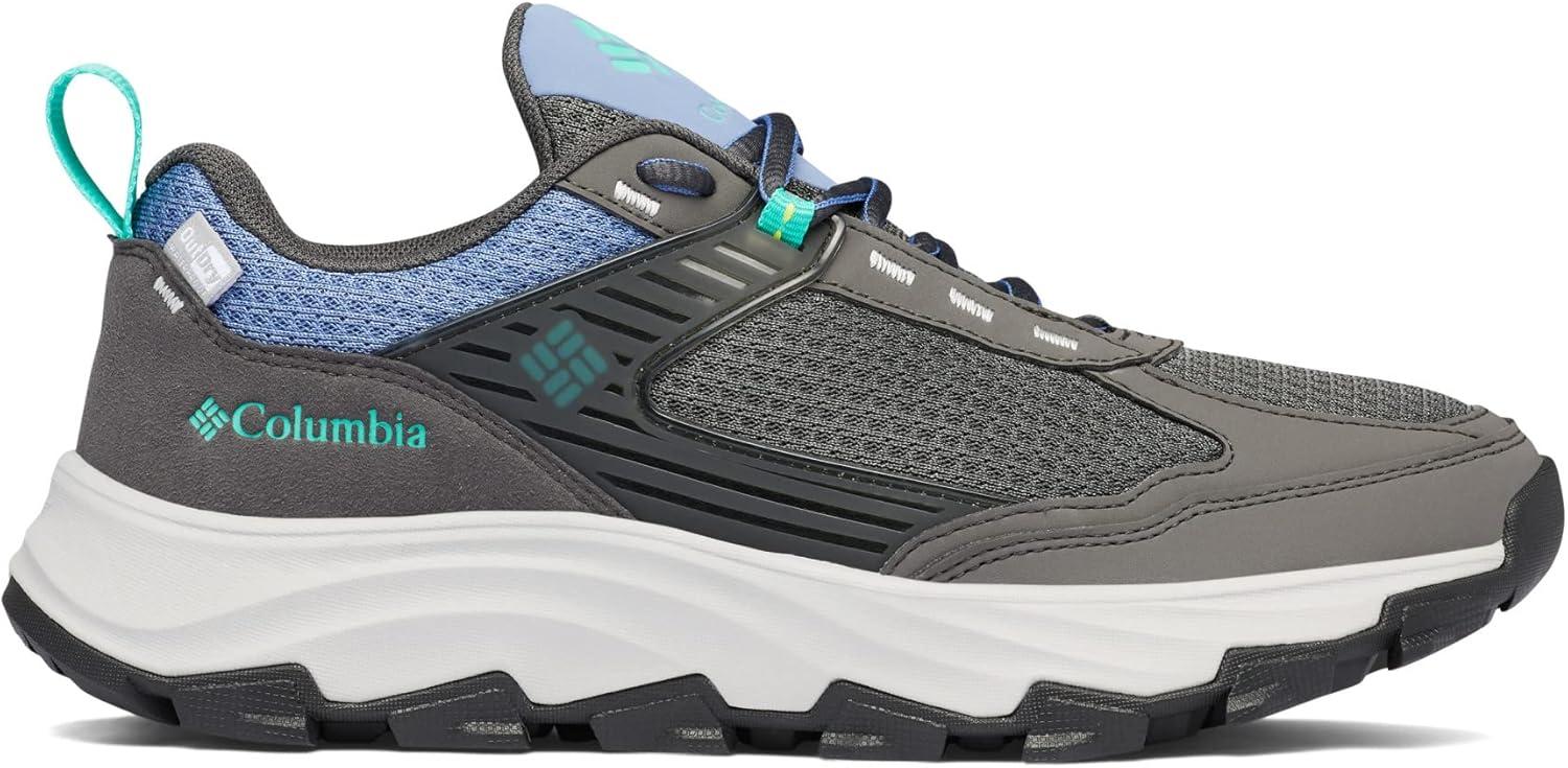 imageColumbia Womens Hatana Max OutdryHiking ShoeDark Grey Electric Turquoise