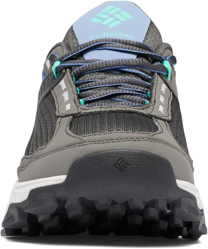 imageColumbia Womens Hatana Max OutdryHiking ShoeDark Grey Electric Turquoise