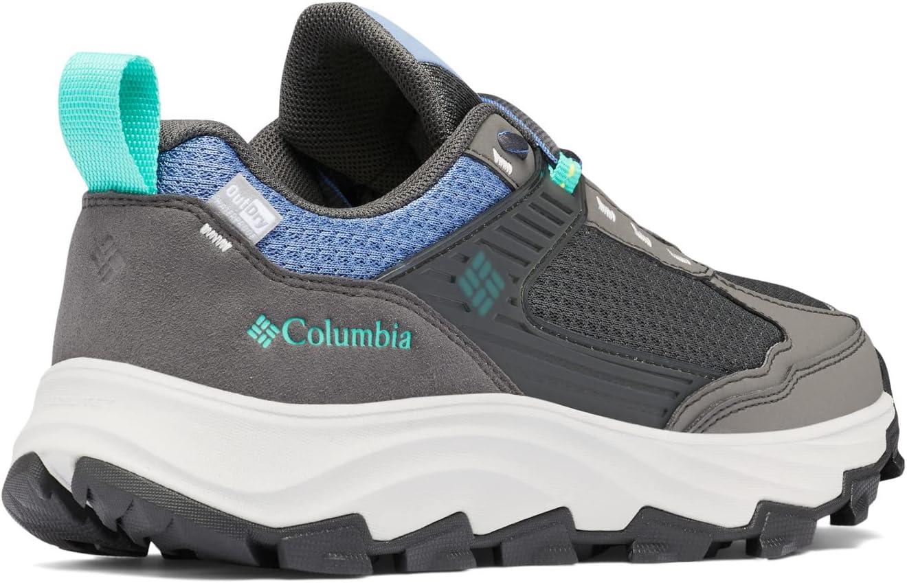 imageColumbia Womens Hatana Max OutdryHiking ShoeDark Grey Electric Turquoise