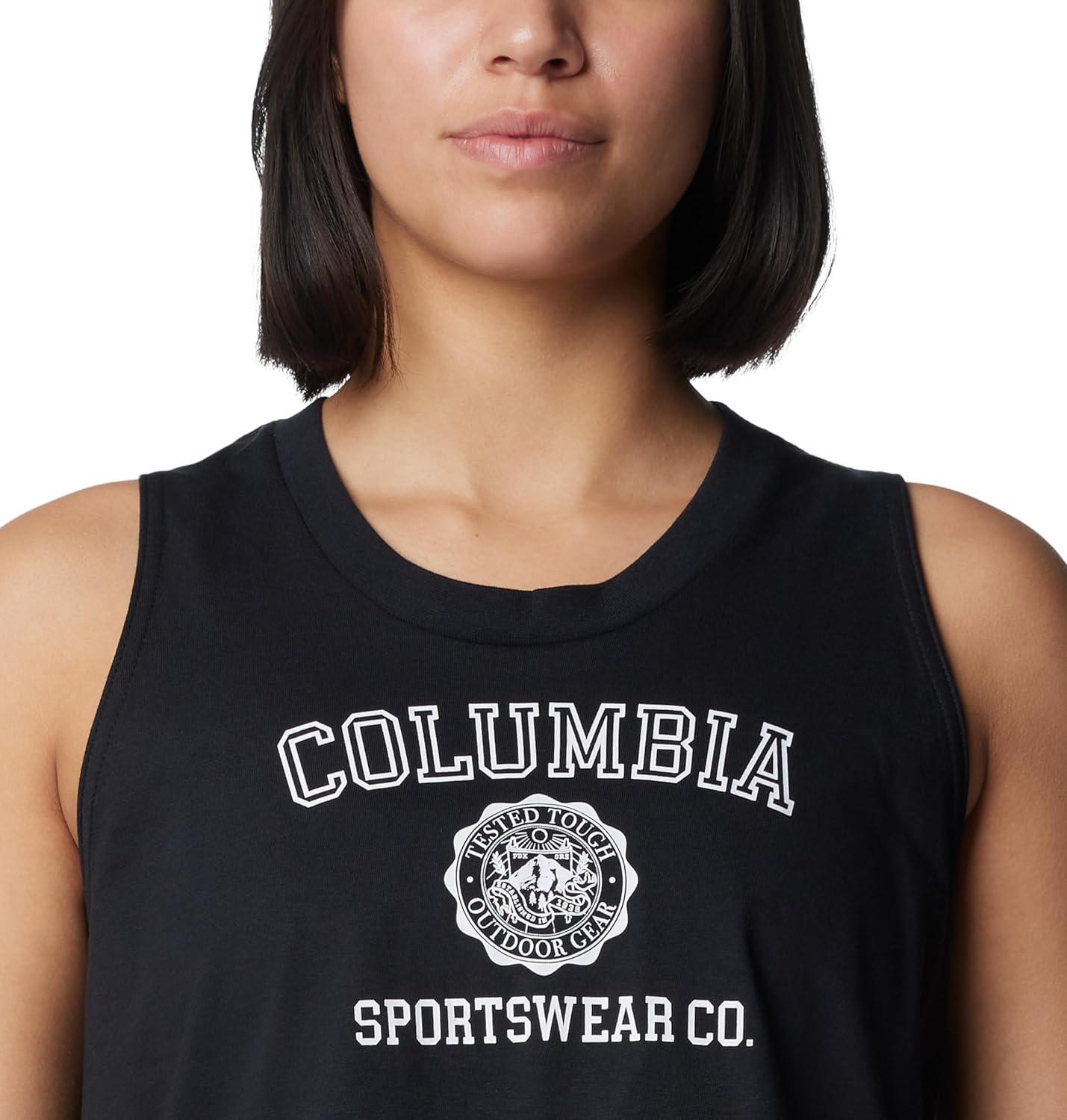 imageColumbia Womens North Cascades TankBlackCsc Emblem Two