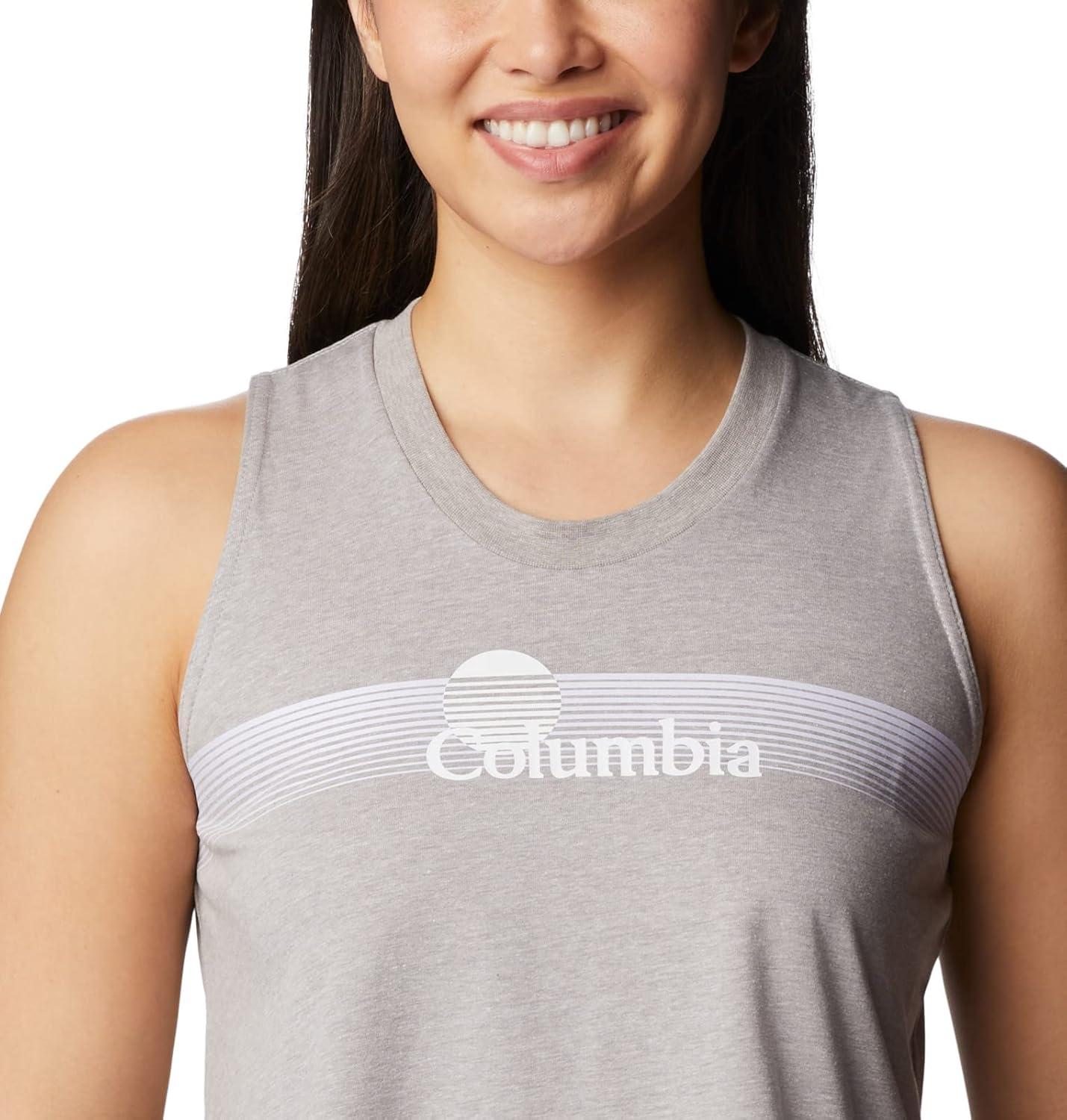 imageColumbia Womens North Cascades TankColumbia Grey HeatherInverted Brand Grx