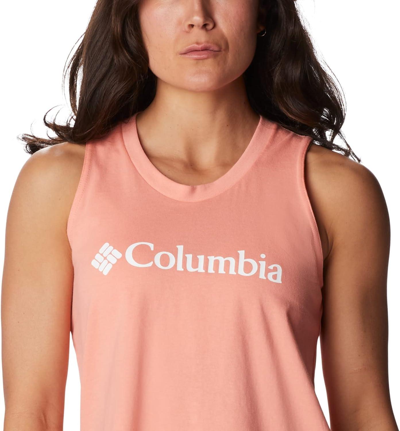imageColumbia Womens North Cascades TankCoral ReefWhite Branded
