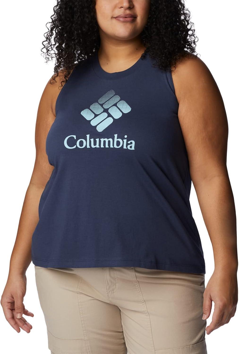 imageColumbia Womens North Cascades TankNocturnalCsc Stacked Gradient Graphic