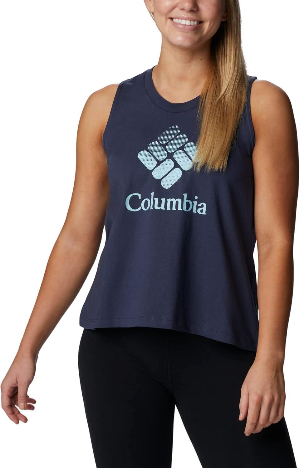 imageColumbia Womens North Cascades TankNocturnalCsc Stacked Gradient Graphic