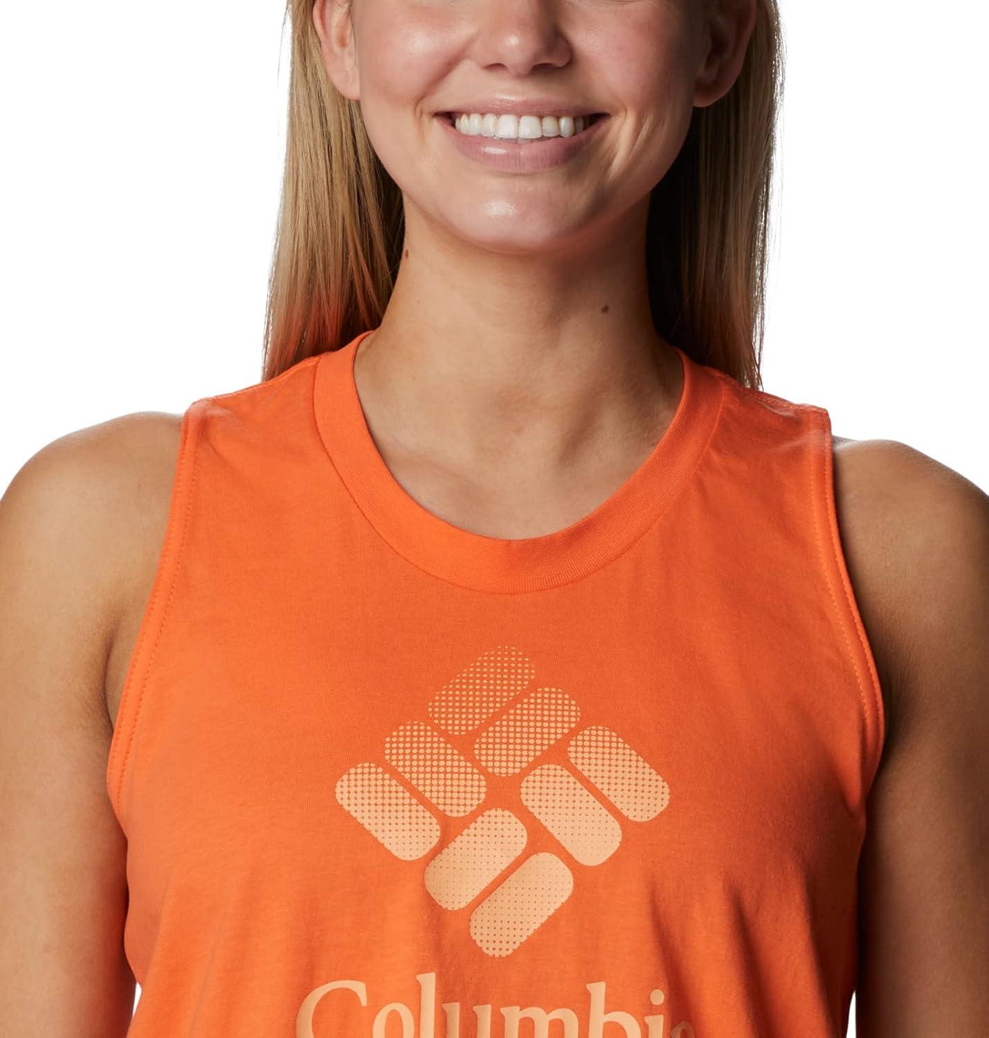imageColumbia Womens North Cascades TankSunset OrangeCsc Stacked Gradient Grx