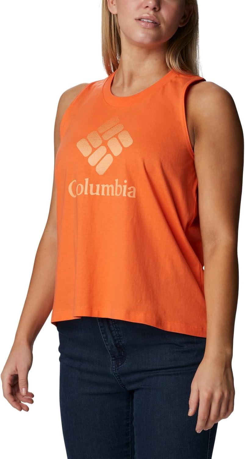 imageColumbia Womens North Cascades TankSunset OrangeCsc Stacked Gradient Grx