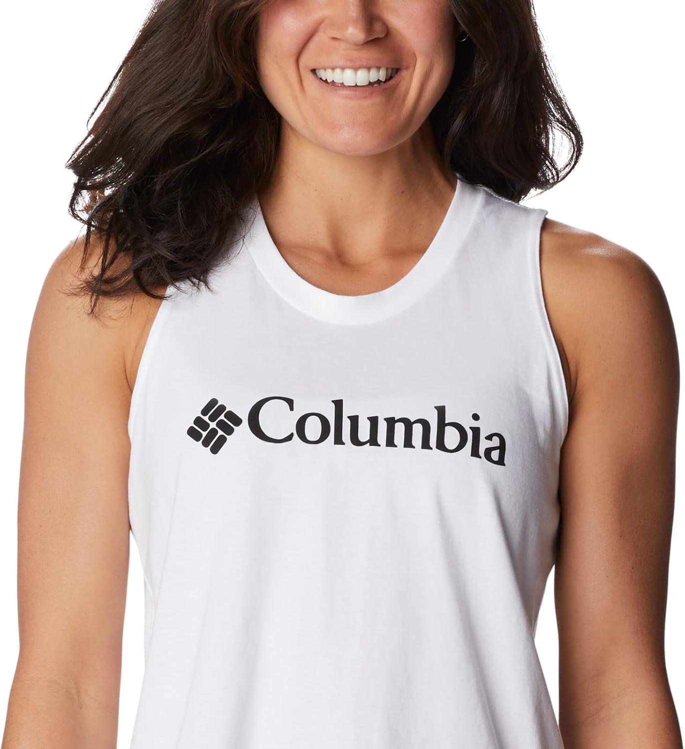imageColumbia Womens North Cascades TankWhiteBlack Branded
