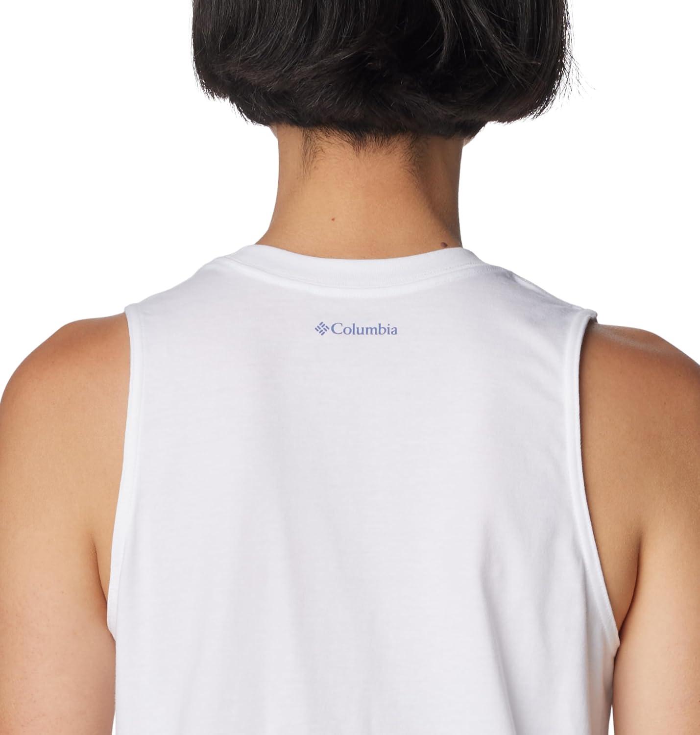 imageColumbia Womens North Cascades TankWhiteCsc Emblem Two