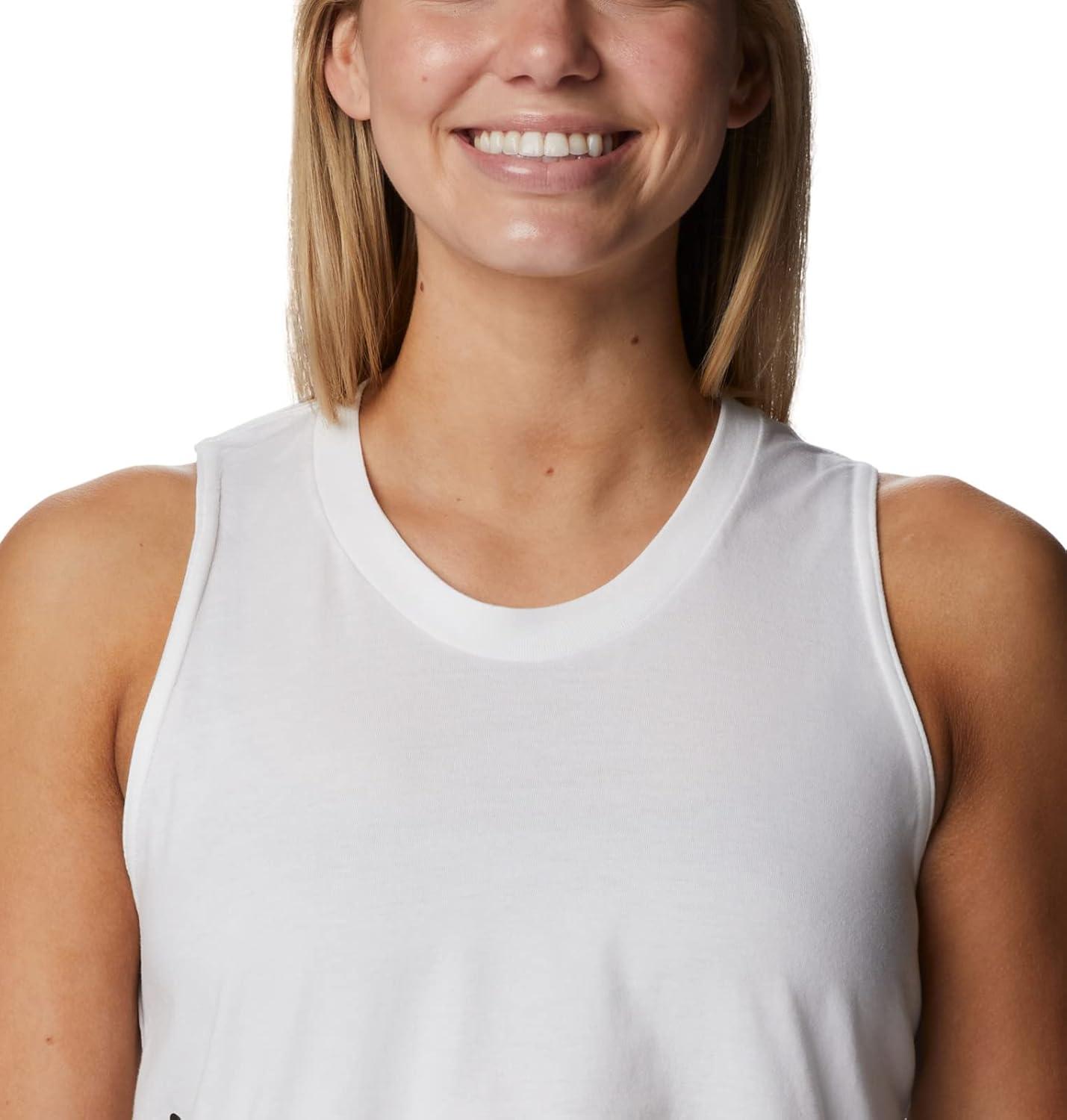 imageColumbia Womens North Cascades TankWhiteGem Columbia Graphic
