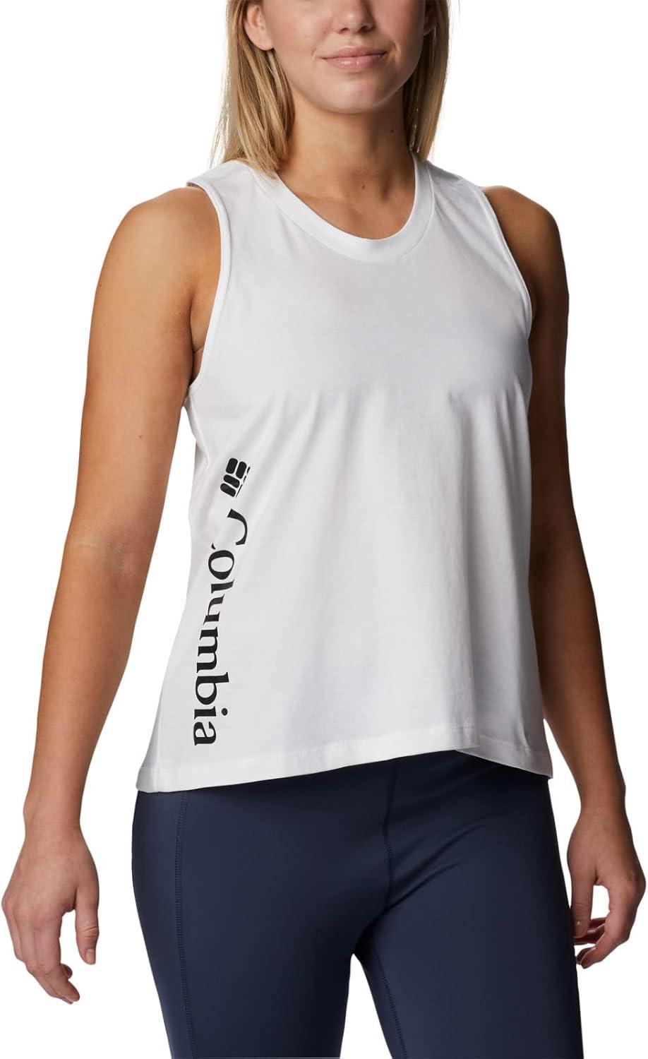 imageColumbia Womens North Cascades TankWhiteGem Columbia Graphic