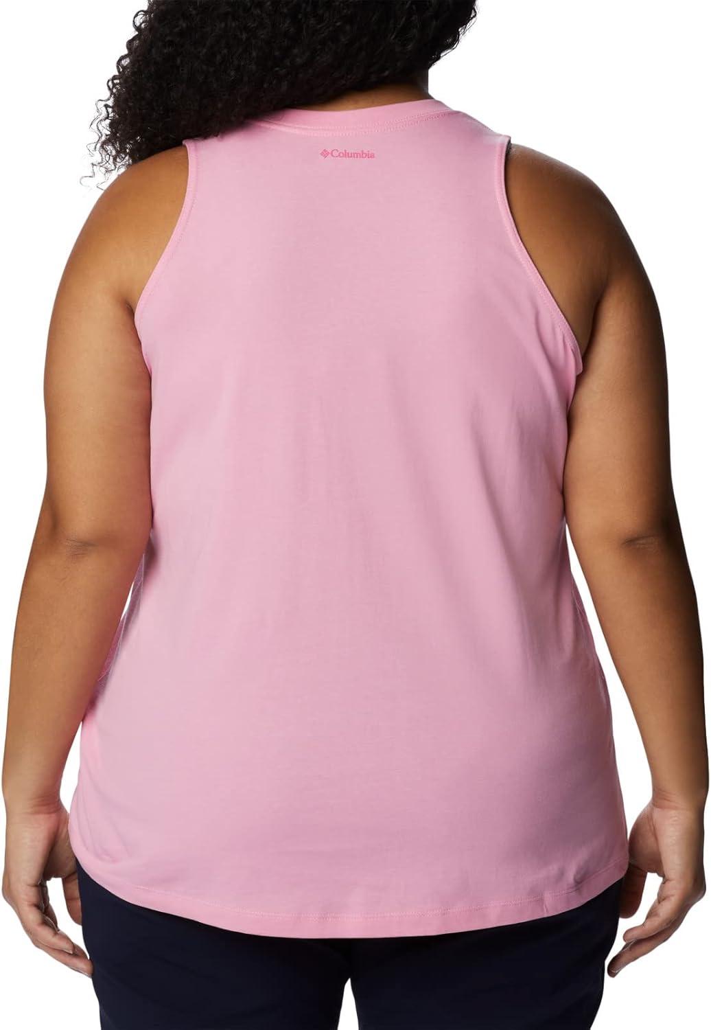 imageColumbia Womens North Cascades TankWild RoseCsc Stacked Gradient Graphic