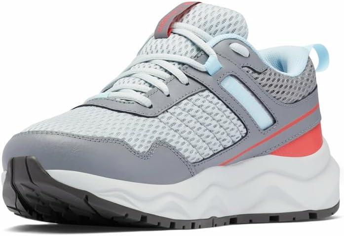 imageColumbia Womens Plateau Waterproof Hiking ShoeCirrus GreyRed Hibiscus