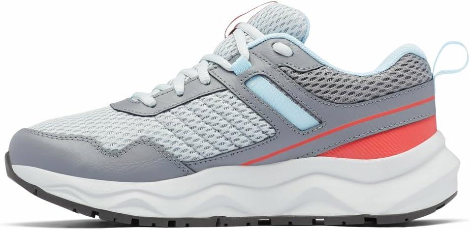 imageColumbia Womens Plateau Waterproof Hiking ShoeCirrus GreyRed Hibiscus