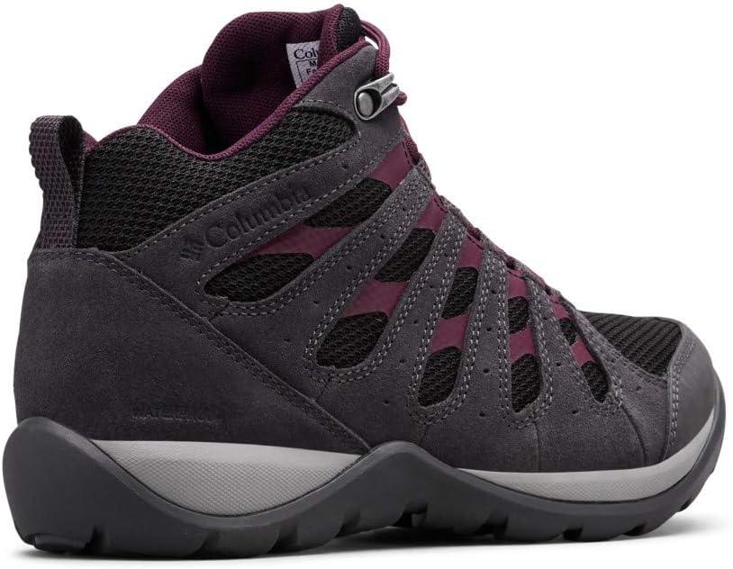 imageColumbia Womens Redmond V2 Mid Waterproof Hiking BootBlackBlack Cherry